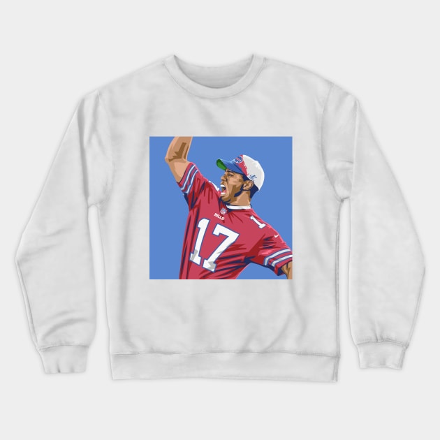 Sunday Red Square Crewneck Sweatshirt by Carl Cordes